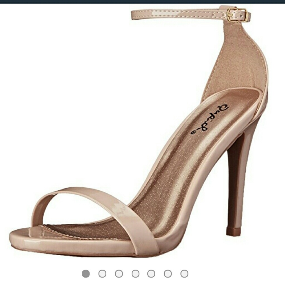 Cream high heels